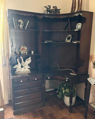 Mobile ad Angolo per TV Stile Vecchia America