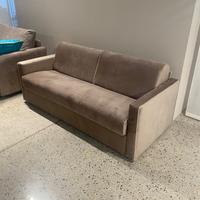 Divano letto velluto materasso luxury