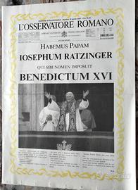 Quotidiano L'Osservatore Romano, Papa Ratzinger
