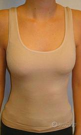 Lotto di 100 canotte con corpetto interno - BEIGE