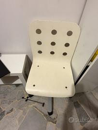 Sedia Ikea fuori produzione da studio regolabile