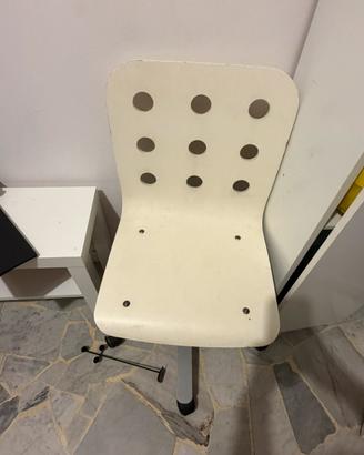 Sedia Ikea fuori produzione da studio regolabile
