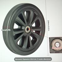 2 Ruote per tagliaerba o carrello