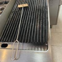 Griglia a gas usata