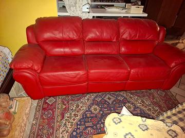 Set divani in pelle