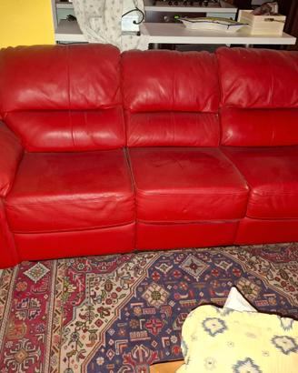 Set divani in pelle
