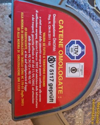 Catene da neve Teknica ( Rhutten)nuove