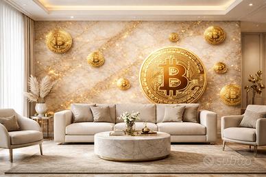 Carta da parati Bitcoin-06 soggiorno 290x500