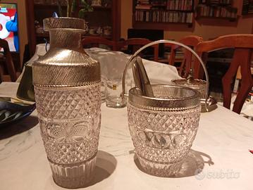 Set Bar Vintage :Shake & secchiello con pinza ARIR