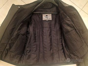 GIUBBOTTO Moto Pelle CARBURO - NUOVO con Etichette