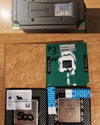 Processori Intel Pentium Vari Vitage