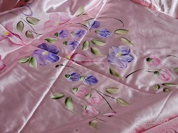 Copriletto rosa