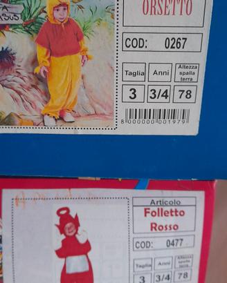 vestiti di carnevale