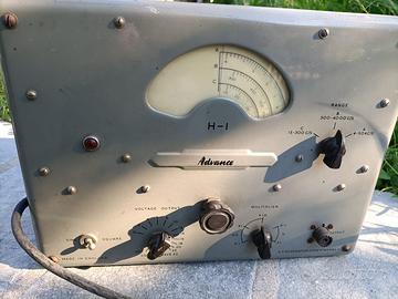 Generatore segnali audio vintage advance h1 radio