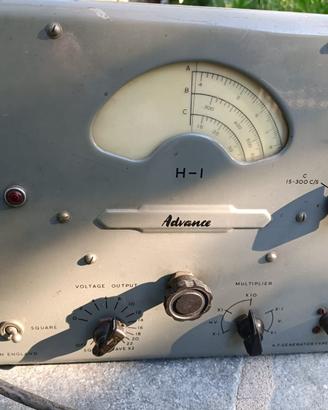Generatore segnali audio vintage advance h1 radio
