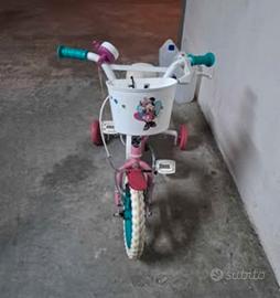 bicicletta per bambina a tema Minnie 12''
