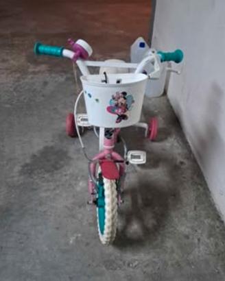 bicicletta per bambina a tema Minnie 12''