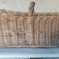 Cesta in vimini particolare vintage