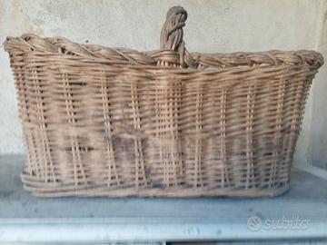 Cesta in vimini particolare vintage