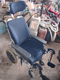 2 Sedie a rotelle reclinabili