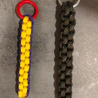 Portachiavi paracord scoubidou 