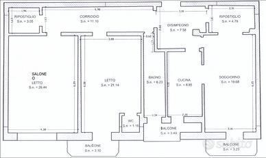Elegante Appartamento di 120 mq - Zona Porta Bari