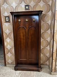 Appendiabiti da ingresso vintage in legno massello