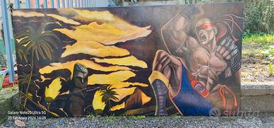 Quadro dipinto su tela – stile fantasy / action