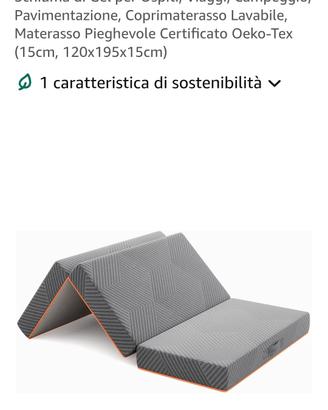 FUTON PIEGHEVOLE NUOVO