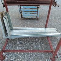 Morsetto zincato con cuneo per fondazione 150 cm