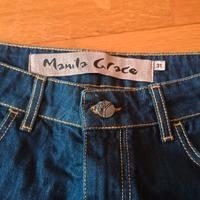 Jeans donna Manila Grace taglia 31/L blu scuro 