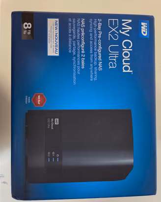 Nas 2 Bay WD My Cloud EX2 Ultra