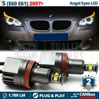 ANGEL EYES LED H8 PER BMW Serie 5 E60 E61 DAL 2007