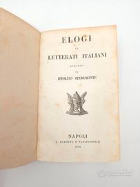 Ippolito Pindemonte Elogi Letterati Italiani 1834