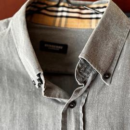 Camicia Burberry Grigia taglia XL - 100% cotone