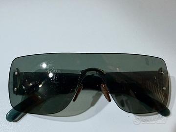 Occhiale maschera vintage verde