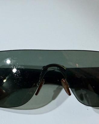 Occhiale maschera vintage verde