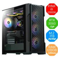 PC GAMING-RENDERING INTEL I9 - RTX3060 - 128GB RAM