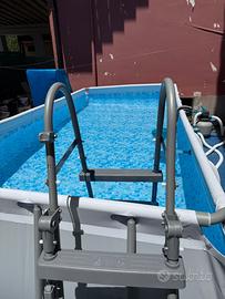 Piscina montabile 400x200x100 cm