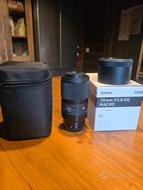 Sigma 70mm f/2.8 DG Macro Art Sony E-Mount