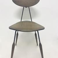 Sedia in legno e ferro