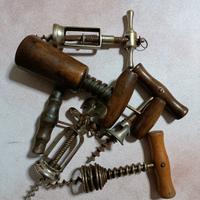 Lotto di sei cavatappi 