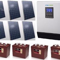 8 Kw di fotovoltaico OFF-GRID con Inverter 6 KW