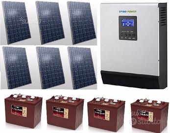 8 Kw di fotovoltaico OFF-GRID con Inverter 6 KW