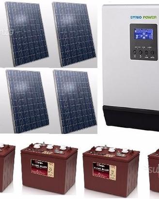 8 Kw di fotovoltaico OFF-GRID con Inverter 6 KW