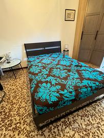 Letto 140 marrone scuro