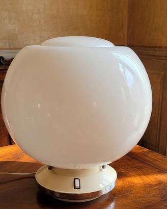 Lampada da tavolo vintage Space Age – vetro opalin