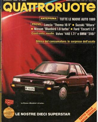 Riviste Quattroruote dal 1989 al 2011