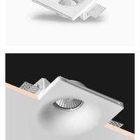 Eurekaled 10pz Portafaretto in Gesso CERAMICO d