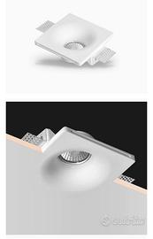 Eurekaled 10pz Portafaretto in Gesso CERAMICO d